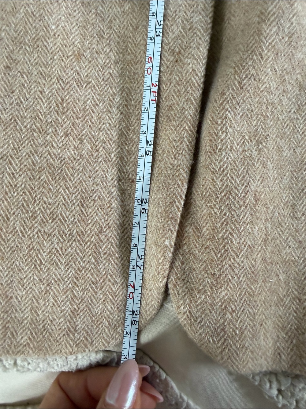 Pendleton Women's Wool Blazer, Beige, size 12 - Picture 9 of 9